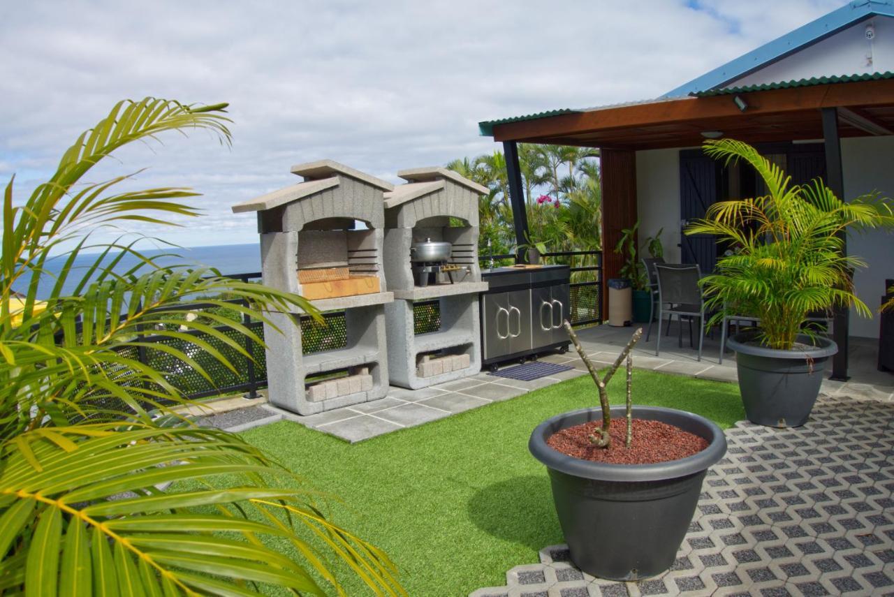Ka Hema - Maison Entiere Avec Jacuzzi Et Vue Sur Mer Saint-Joseph Exterior photo